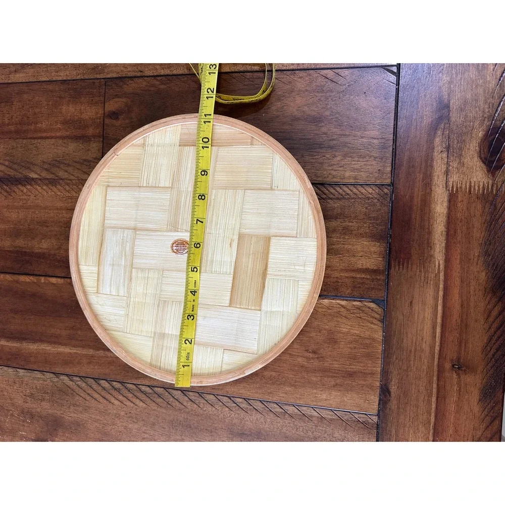 D.H. Holmes‎ Co. Ltd. Seafood Boil Tray Unisex 12in Multicolor Vintage Bamboo